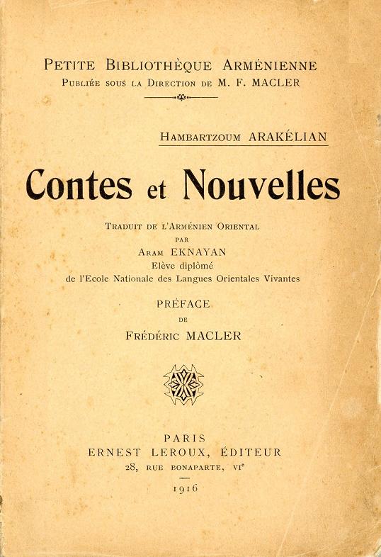 Contes et Nouvelles, Arakelian
